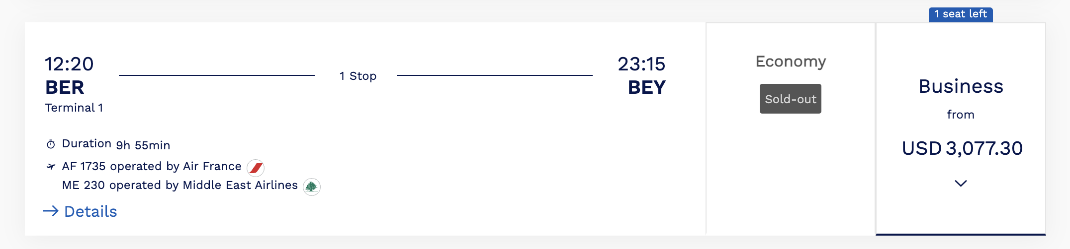 MEA to Resume Regular Flights Starting December 12